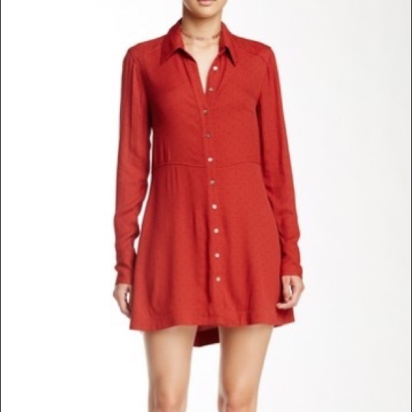 Free People This Town Printed Shirt - Picture 3 of 9